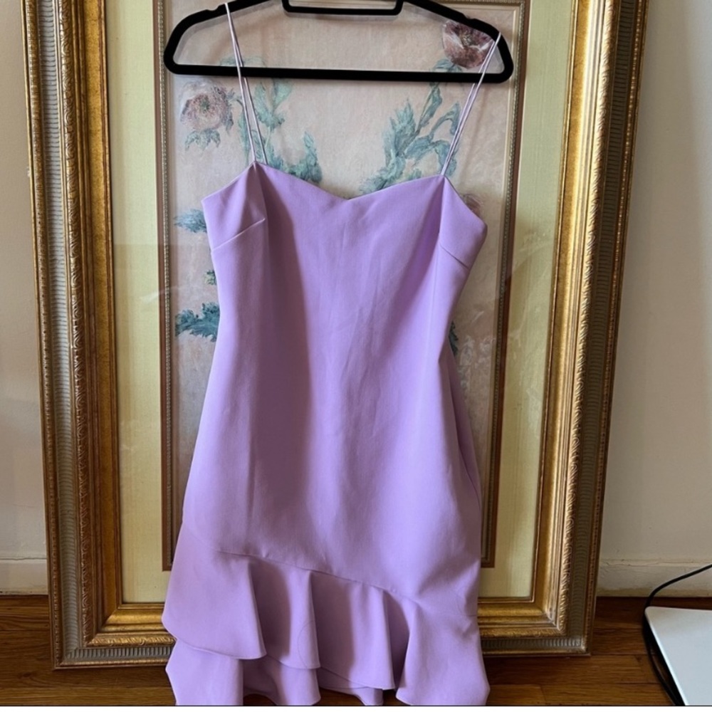 Likely purple ruffle bottom dress size 8